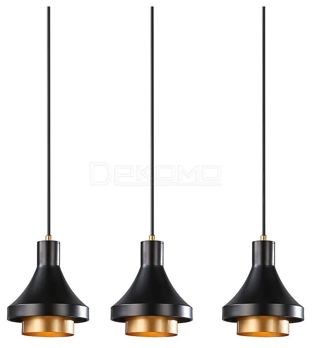 Подвесная люстра Нора 1147/3S Black