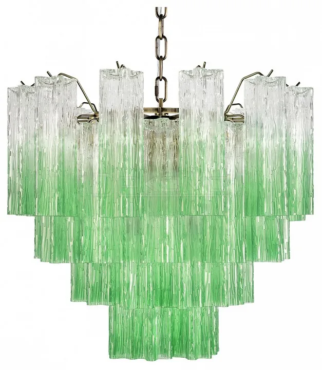 Подвесная люстра Мурано 10580/600 Clear green