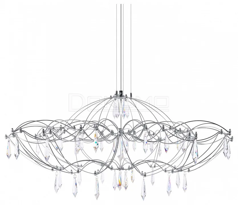 Подвесная люстра Мира 10586/900 Silver Asfour