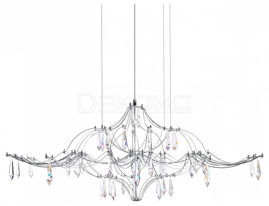 Подвесная люстра Мира 10587/1000 Silver Asfour