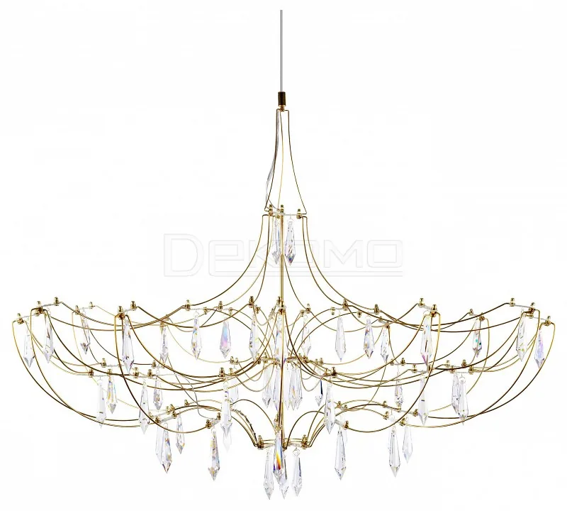 Подвесная люстра Мира 10589/900 Gold Asfour